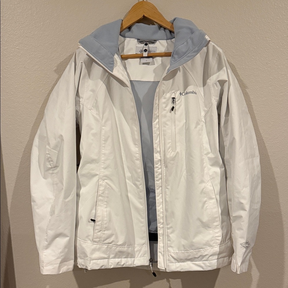 Columbia Women's White and Grey Jacket